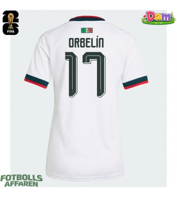 Mexiko Orbelin Pineda #17 Bortatröja Kvinnor VM 2026 Kortärmad